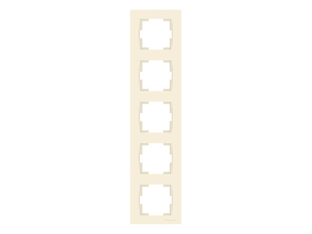 Рамка 5-ая вертикальная кремовая, RITA, MUTLUSAN (2220 800 2502)