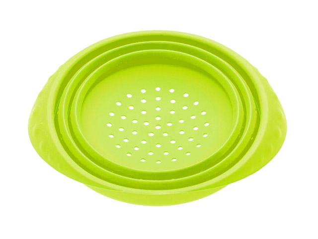 Дуршлаг, силиконовый, 18 х 8.5 см, зеленый, PERFECTO LINEA