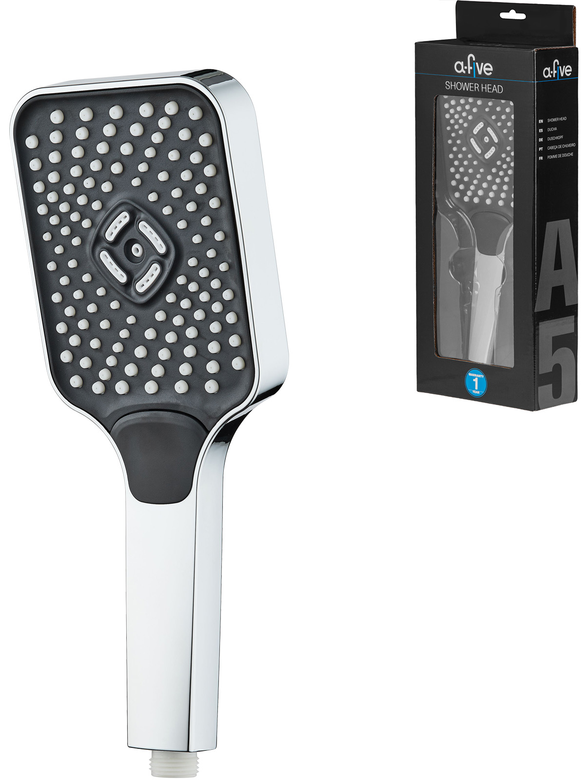 Душевая лейка, 3-функц., a-five