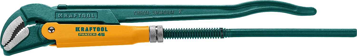 KRAFTOOL PANZER-45, №3, 2″, 580 мм, трубный ключ с изогнутыми губками (2735-20)
