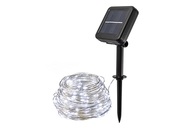 Светильник садовый на солнечной батарее SLR-G03-200W ФАZА (нить, хол. бел. 200 LED) (5033337)