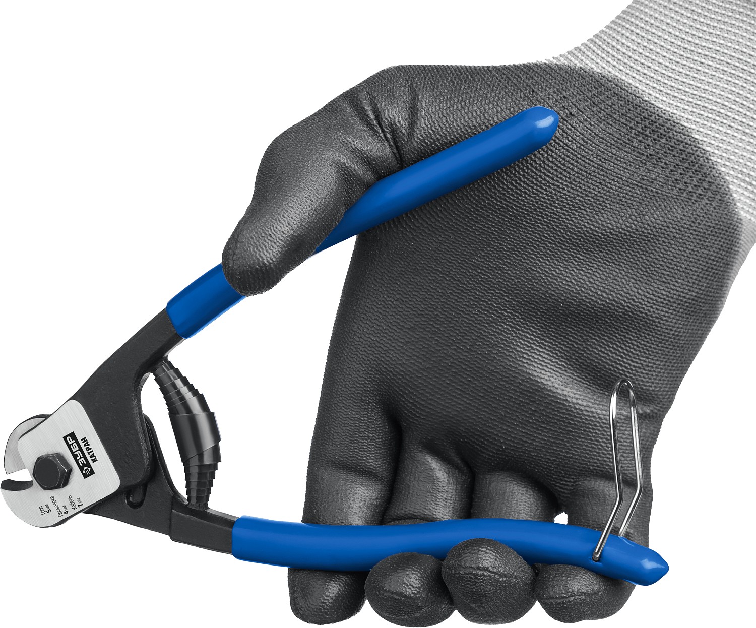 ЗУБР КАТРАН, 200 мм, цельнокованый тросорез, Профессионал (23346)