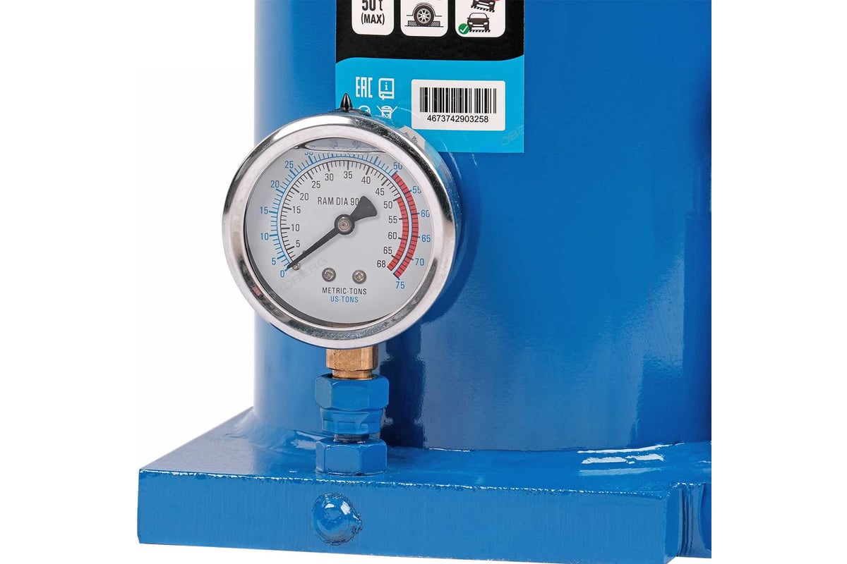 Домкрат бутылочный двухплунжерный, 50 т NORDBERG N31150