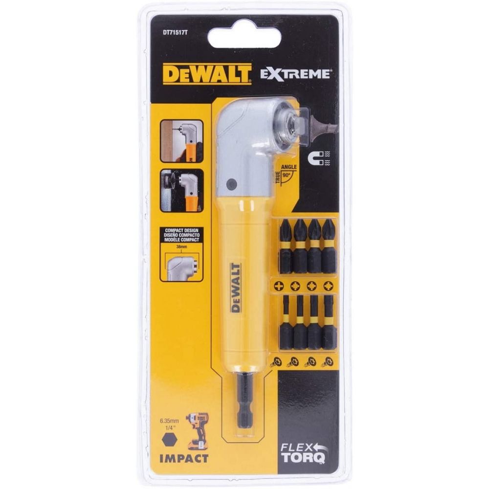 Набор DeWalt (насадка угловая ударная и биты) DT71517T