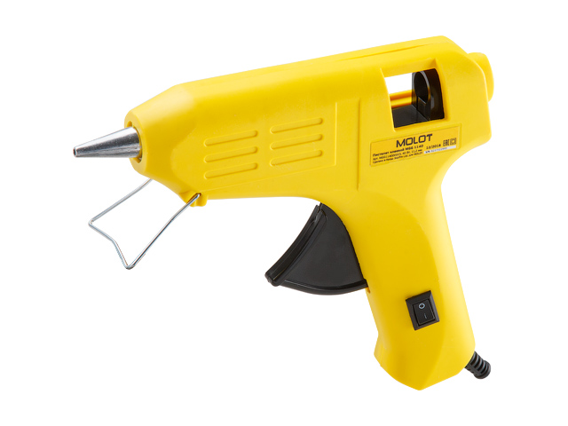 Пистолет клеевой MOLOT MGG 1140 в блистере