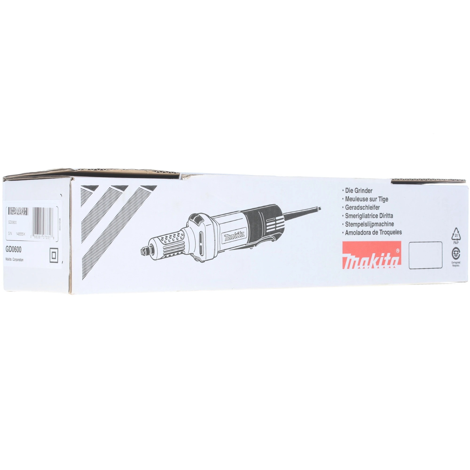 Машина прямая шлифовальная Makita GD0600
