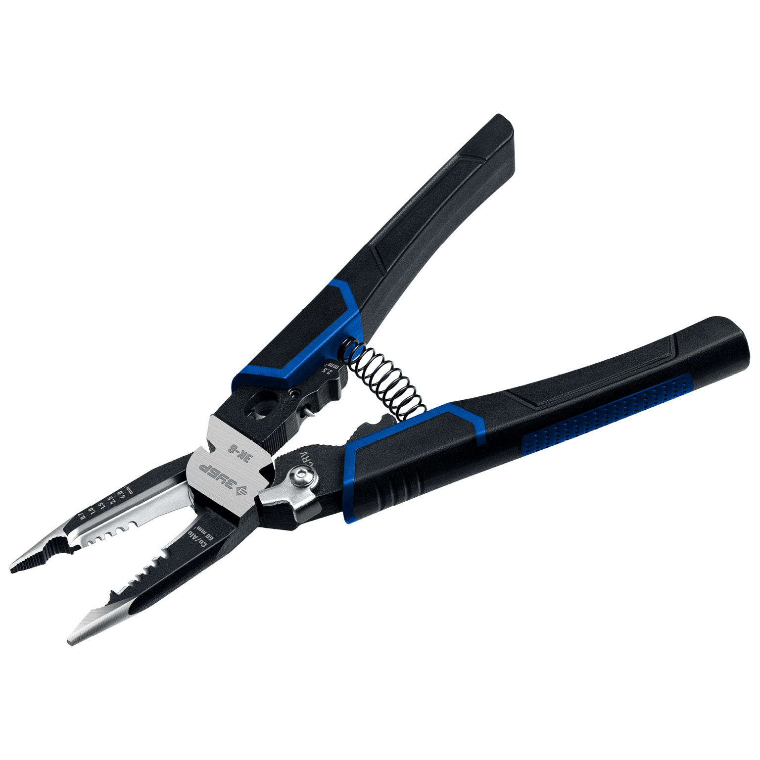 ЗУБР ЭК-6, 6в1 клещи электромонтажные (23348)