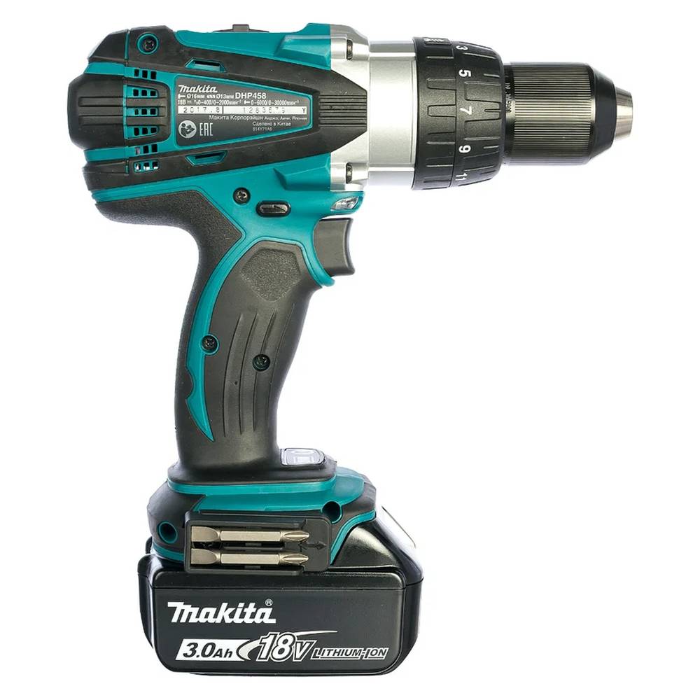 Шуруповерт аккумуляторный Makita DHP458RFE