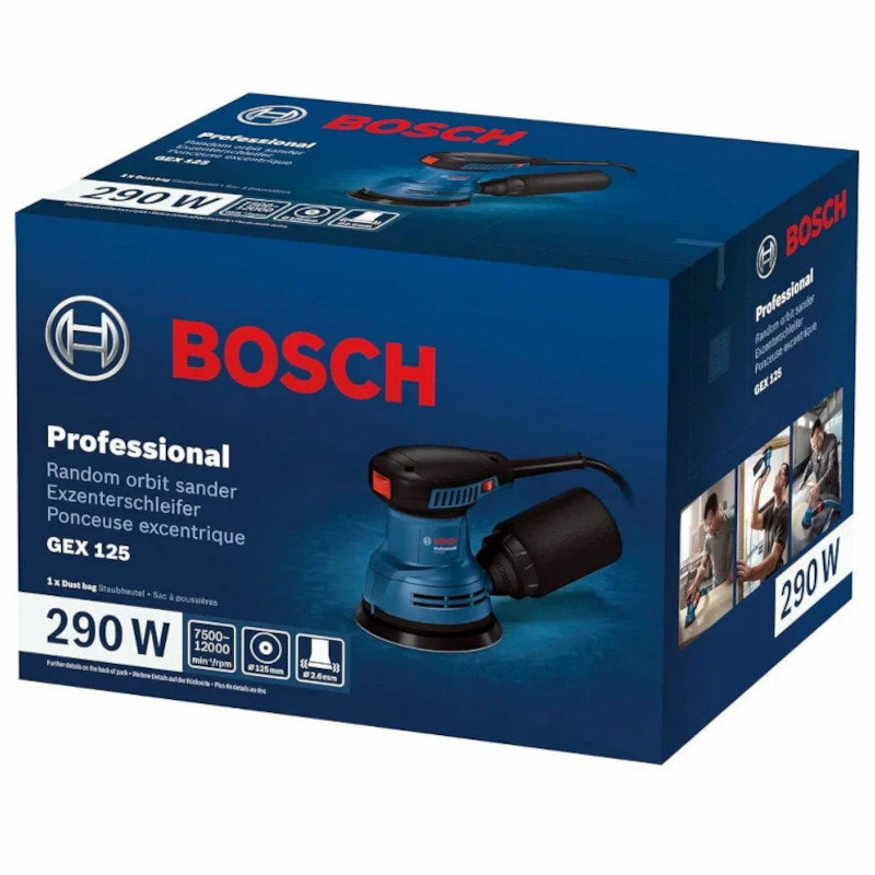 Машина плоско-шлифовальная эксцентриковая Bosch GEX 125