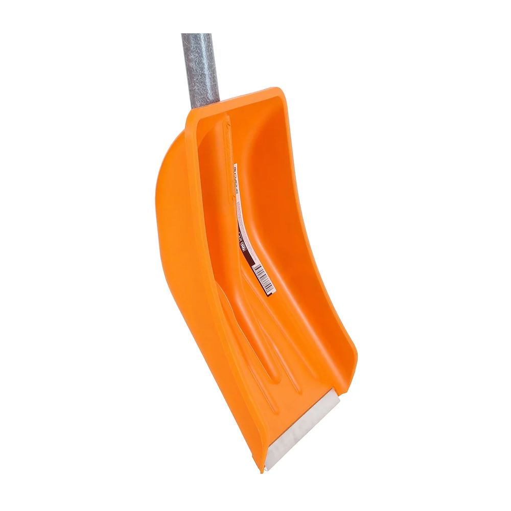 Лопата снеговая пластиковая Skald Pro со стеклопластиковым  черенком