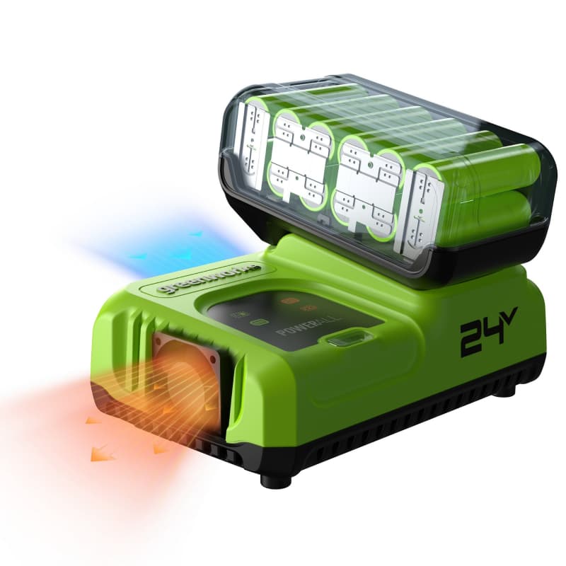 Ультрабыстрое зарядное устройство Greenworks G24C8, 24V, 8A