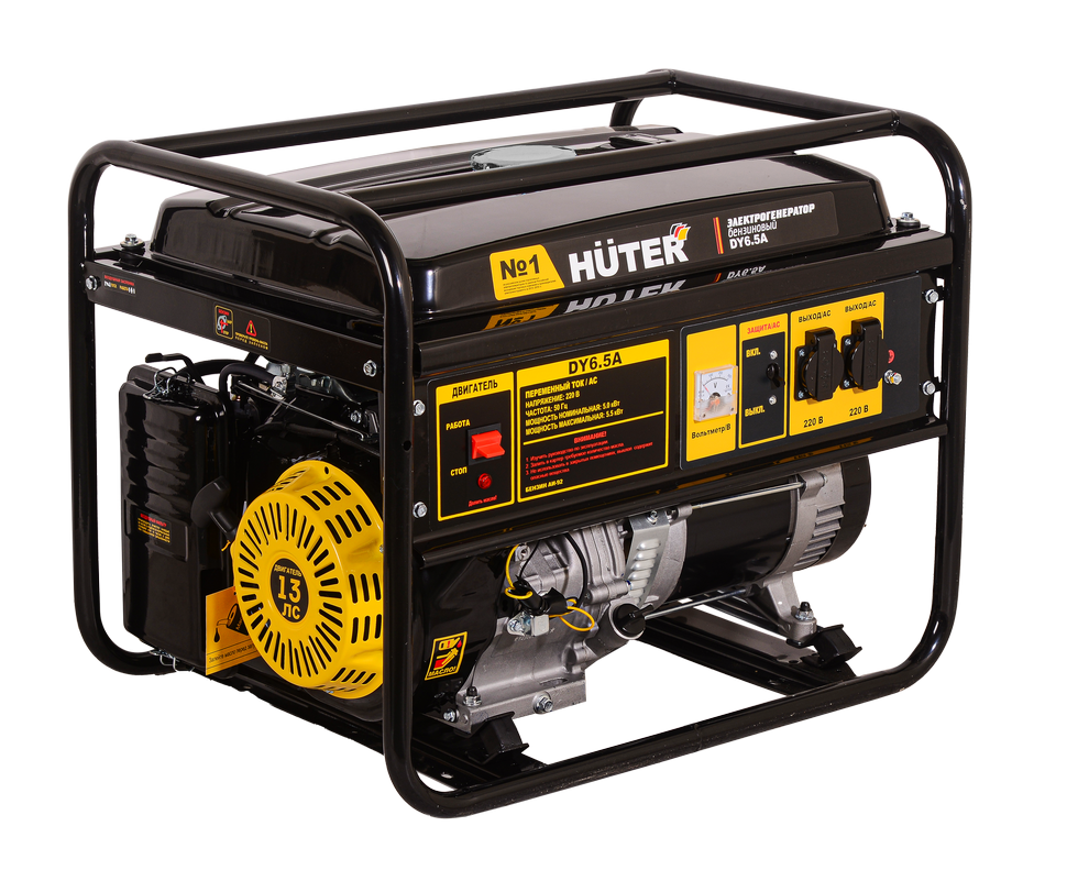 Бензиновый генератор Huter DY6.5A