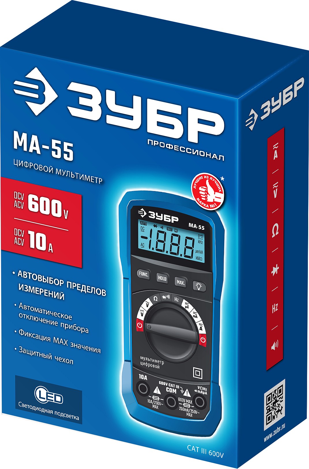 ЗУБР МА-55 цифровой мультиметр (59805)