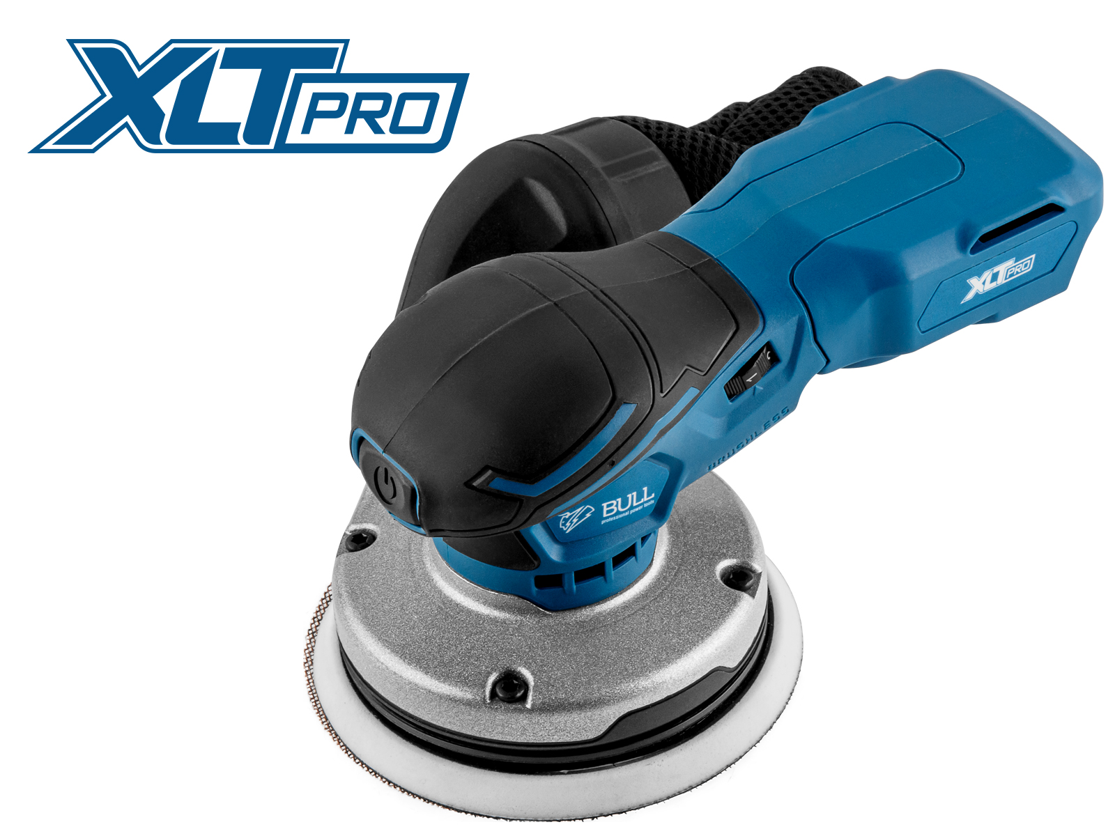 Аккум. эксцентриковая шлифмашина BULL CRS 1218 E в кор. SOLO XLTpro