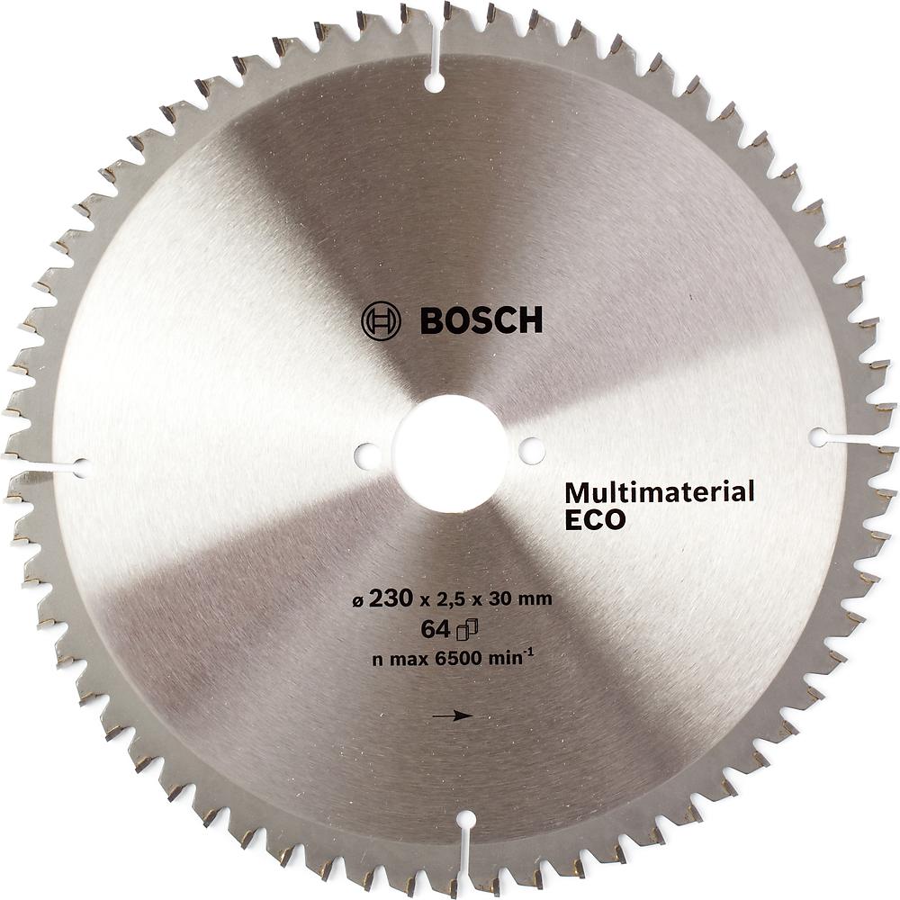 Диск пильный Bosch твердосплавный 230х30х 64 Multi ECO (804)