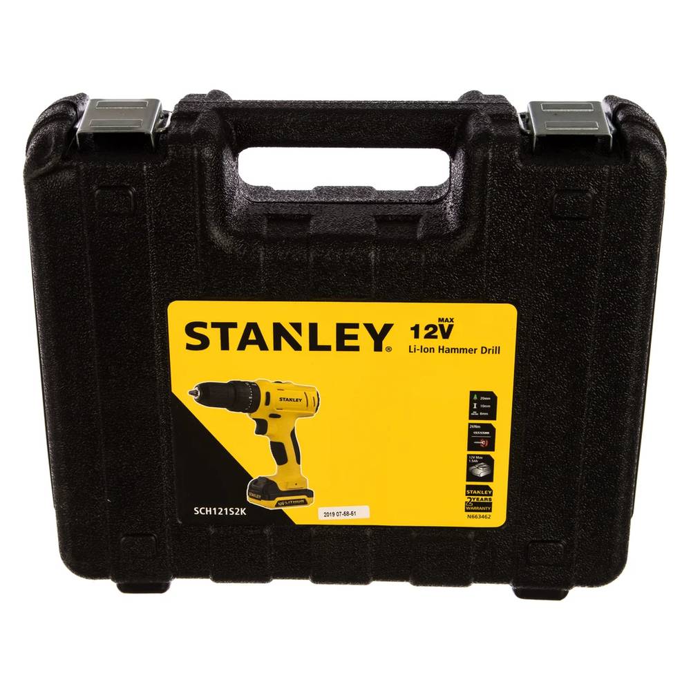 Шуруповерт аккумуляторный ударный Stanley SCH121S2K