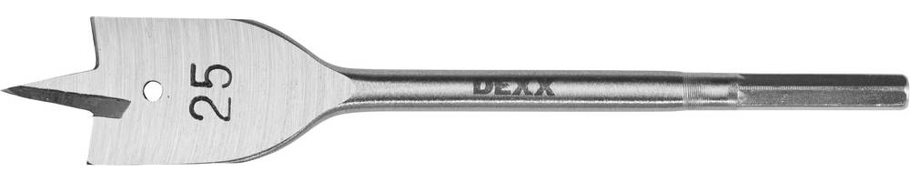 DEXX 25 x 152 мм, шестигранный хвостовик, перовое сверло по дереву (2945-25)