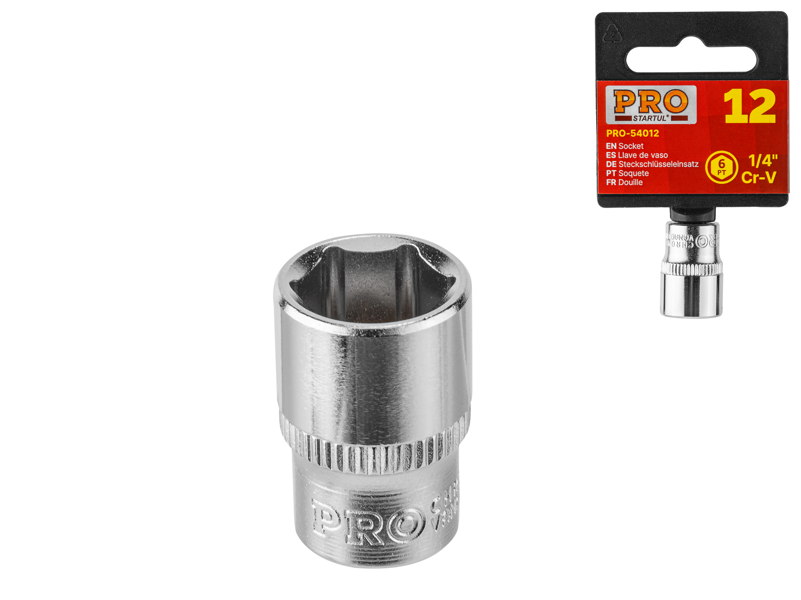 Головка 1/4" 12мм 6гр. PRO STARTUL (PRO-54012)