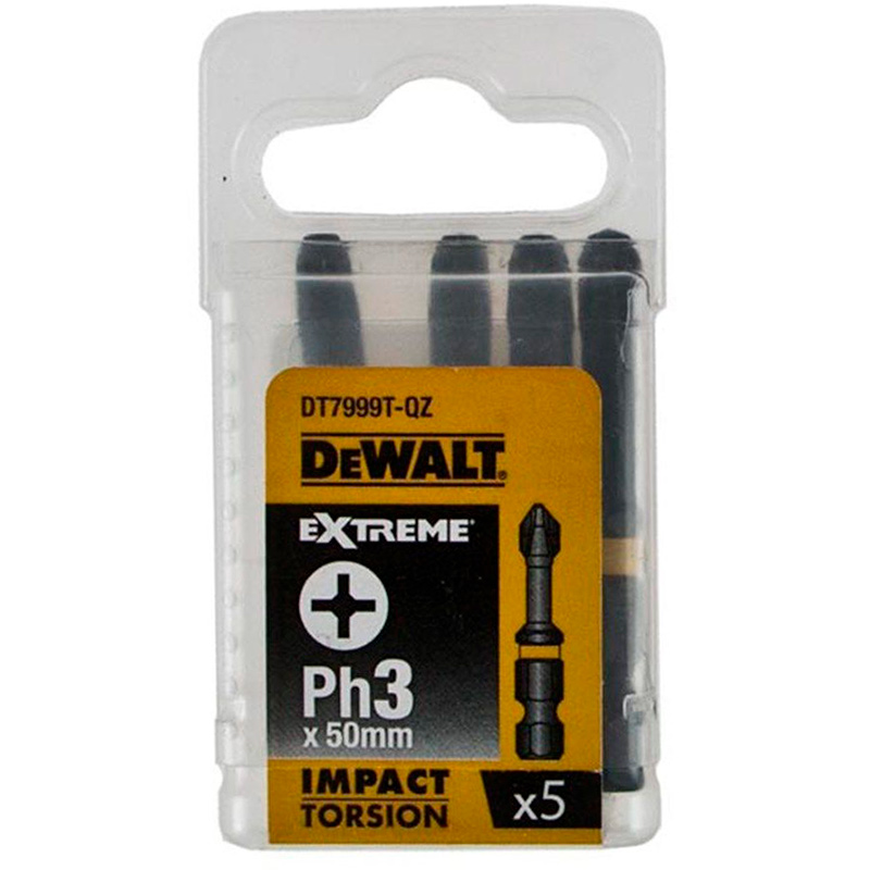 Бита DeWalt PH3х50 (5шт.) DT7999T-QZ