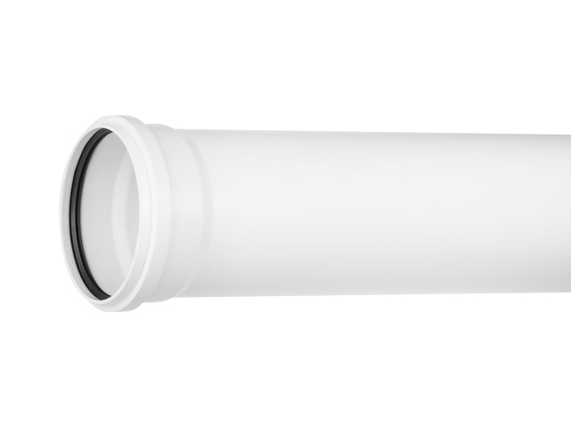 Труба МВК, бел. 50х1,8х2000мм РТП (Для внутренней канализации) (21052) (РосТурПласт)
