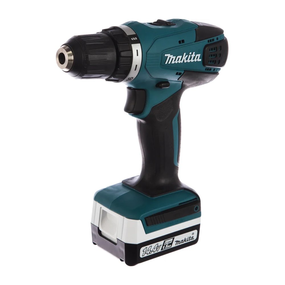 Шуруповерт аккумуляторный Makita DF347DWE+Набор бит Makita Impact Black 50 мм 10 шт