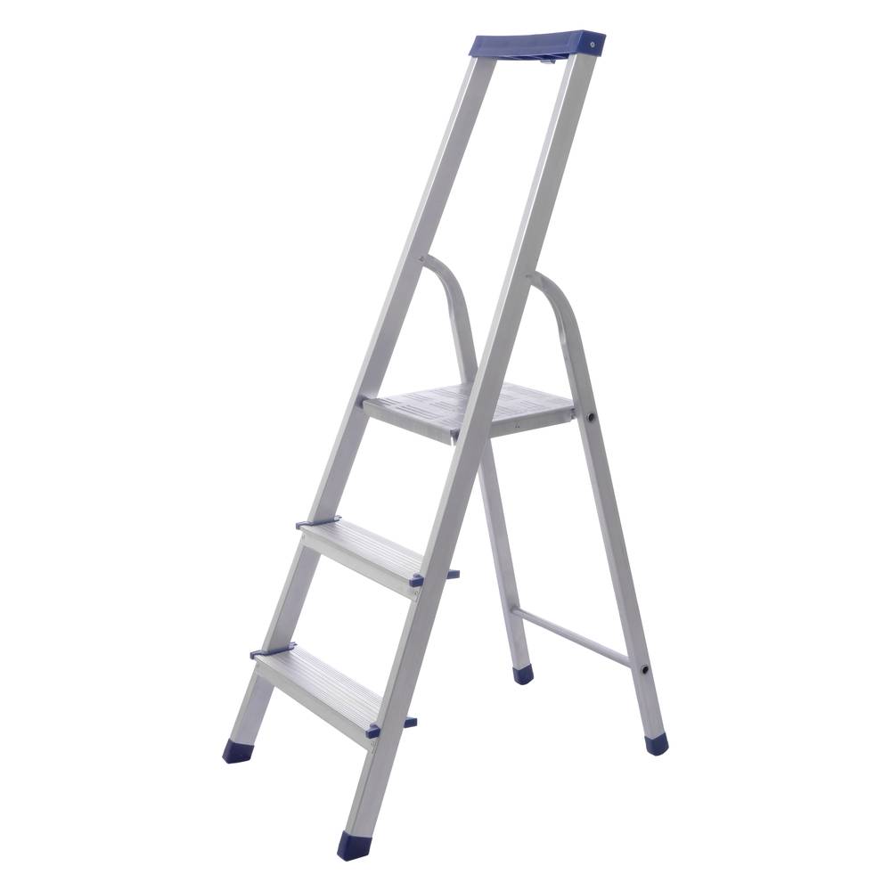 Стремянка алюминиевая с органайзером 3 ступени AS03LX