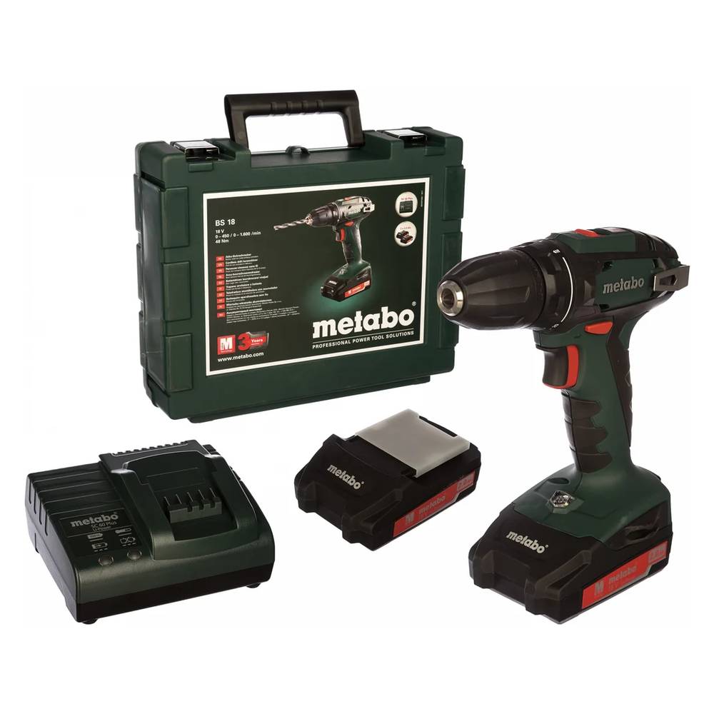 Шуруповерт аккумуляторный Metabo BS 18
