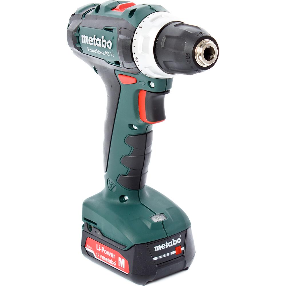 Шуруповерт аккумуляторный Metabo ПауэрМакс/PowerMaxx BS 12