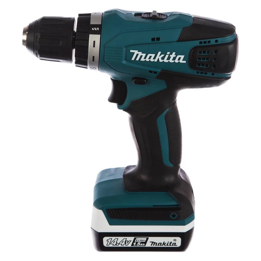 Шуруповерт аккумуляторный Makita DF347DWE+набор бит