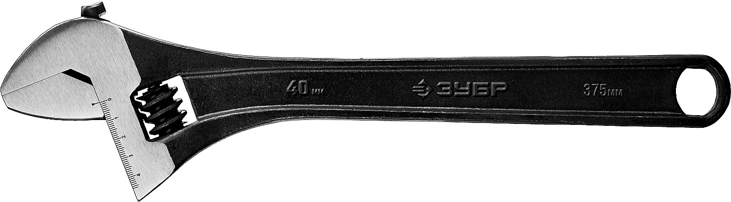 ЗУБР 300/40 мм, разводной ключ (27251-37)