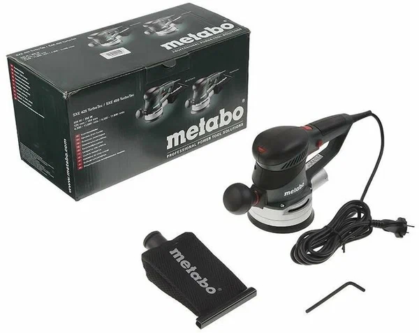 Машина плоско-шлифовальная эксцентриковая Metabo SXE 425 TURBOTEC