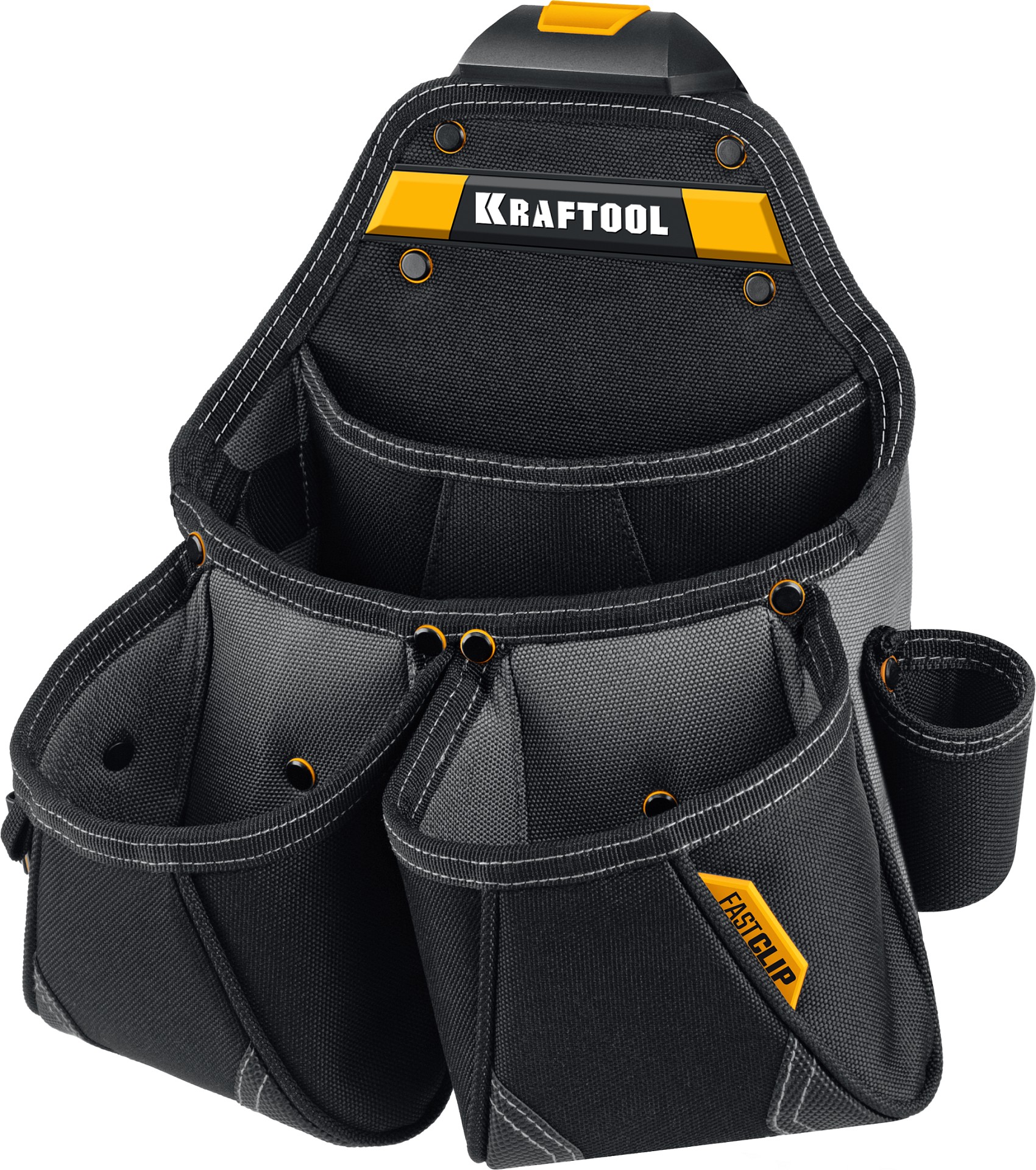 KRAFTOOL KBS-3L в комплекте: пояс монтажника и 2 большие сумки, пояс монтажника (38761)