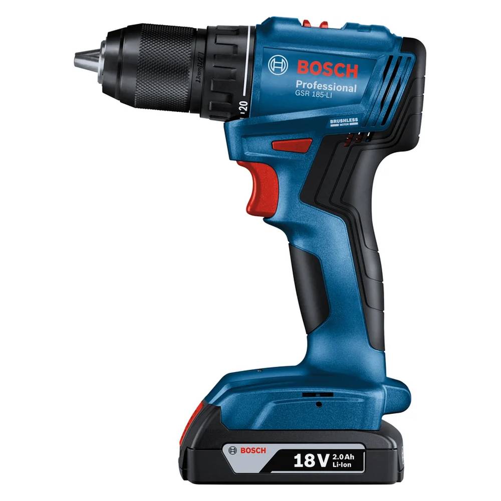 Шуруповерт аккумуляторный Bosch GSR 185-LI(2ач)