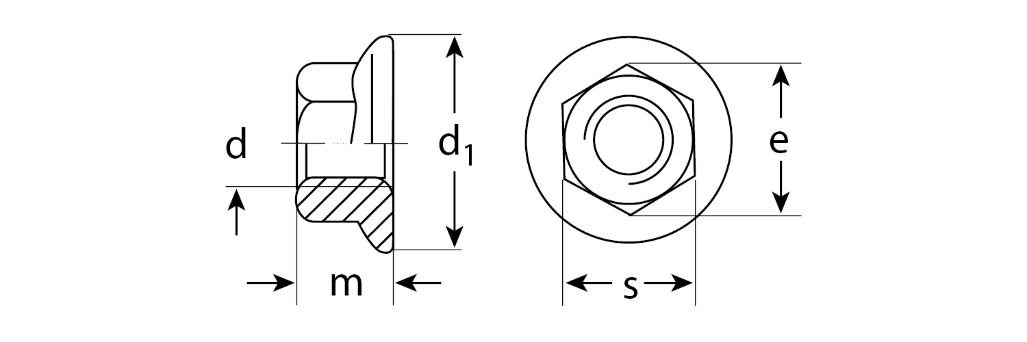 ЗУБР DIN 6923, кл. пр. 6, M10, цинк, 5 кг, гайка с фланцем (303630-10)