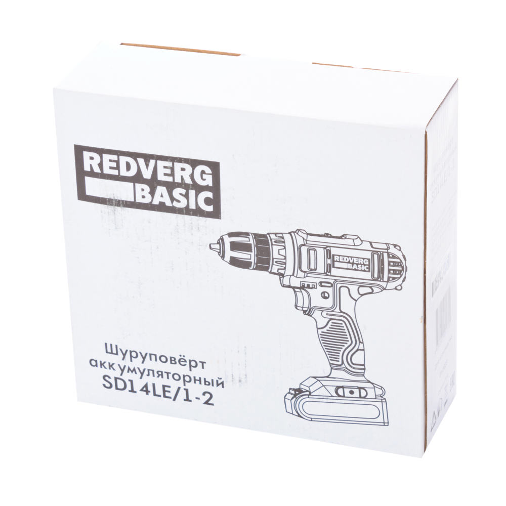 Шуруповерт аккумуляторный REDVERG Базовый/Basic SD14LE/1-2
