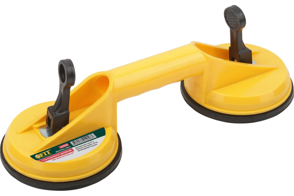 Стеклодомкрат пластиковый двойной, грузоподъемность 85 кг FIT 16960