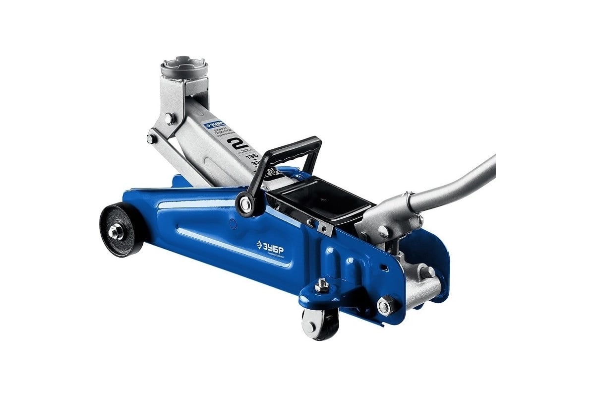 Домкрат подкатной Зубр Профессионал в кейсе Т-30-K 2т 135-330мм