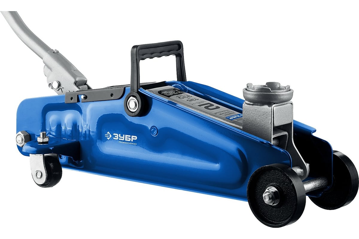 Домкрат подкатной Зубр Профессионал в кейсе Т-30-K 2т 135-330мм