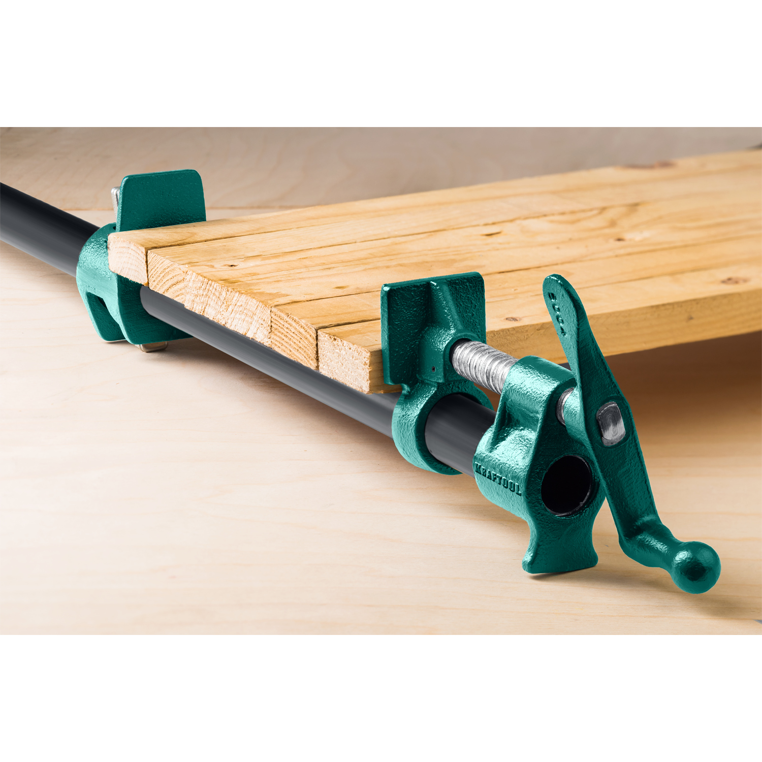 KRAFTOOL P-34, 3/4″, глубина зажима 45 мм, трубная струбцина (32302-1)