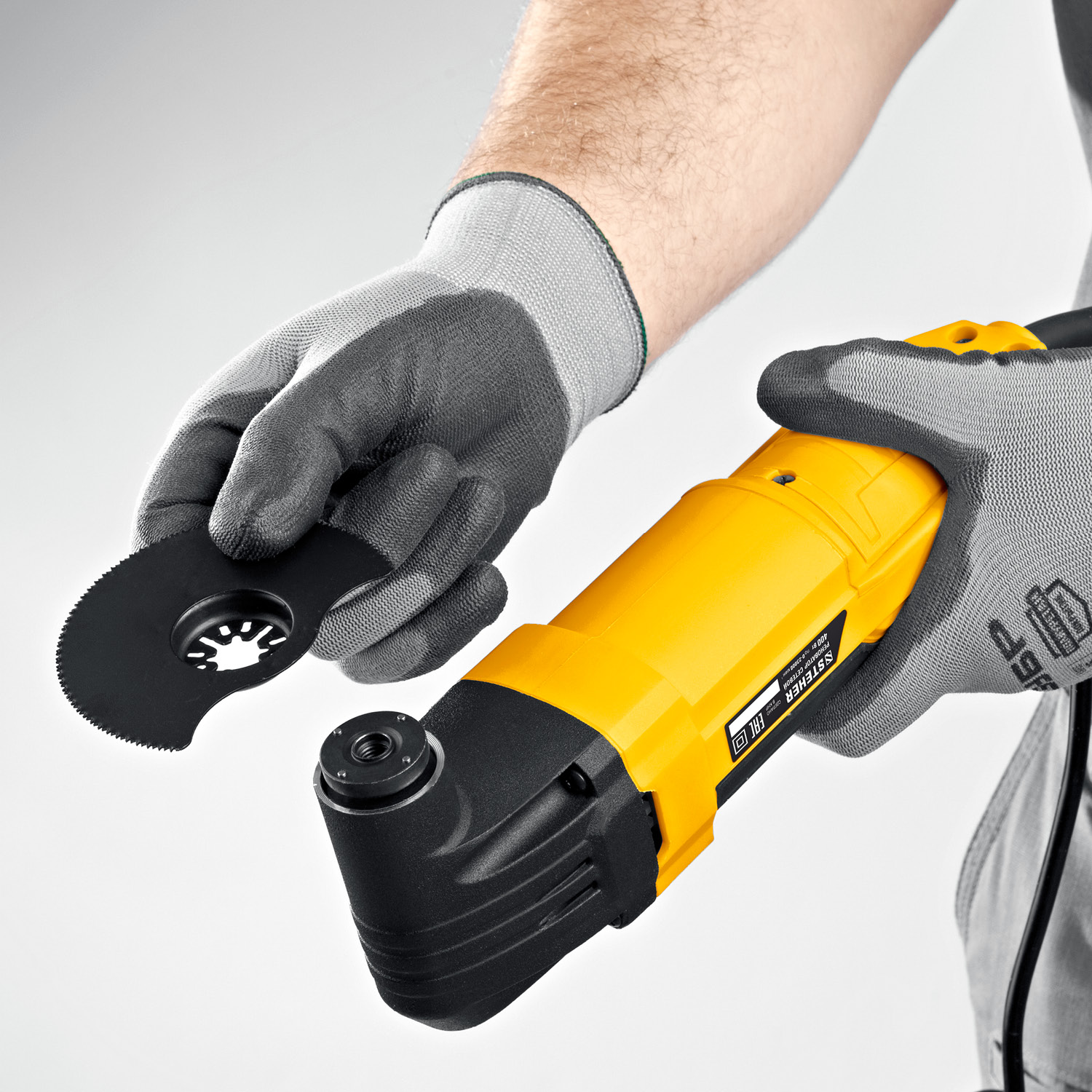 STEHER OIS, 400 В, реноватор, кейс, набор насадок (MFT-400 SK)