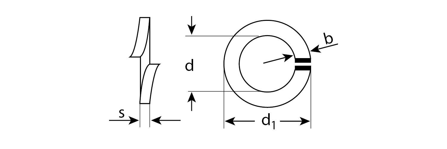 ЗУБР DIN 127, 14 мм, 8 шт, пружинная шайба (4-303856-14)