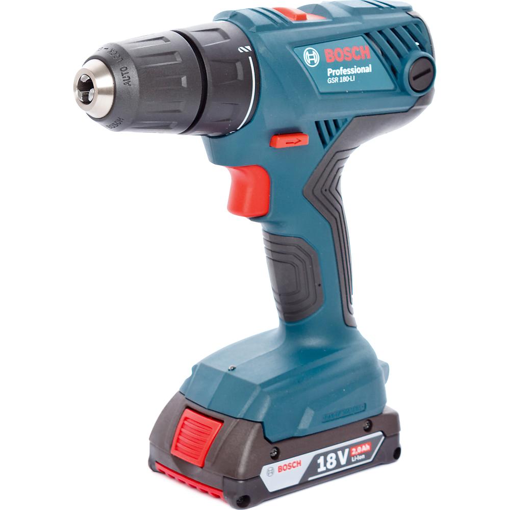 Шуруповерт аккумуляторный Bosch GSR 180-Li(2Ач)