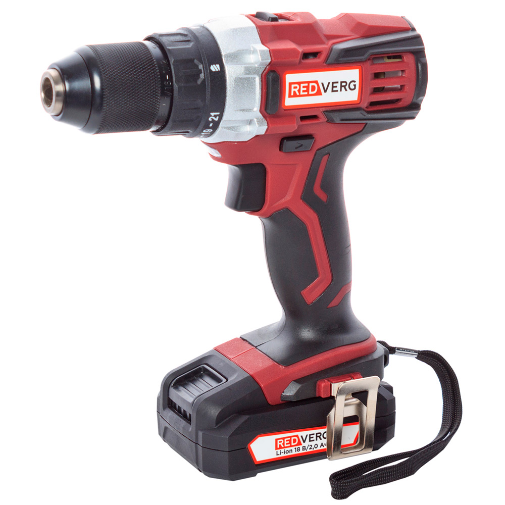 Шуруповерт аккумуляторный REDVERG RD-SD18V