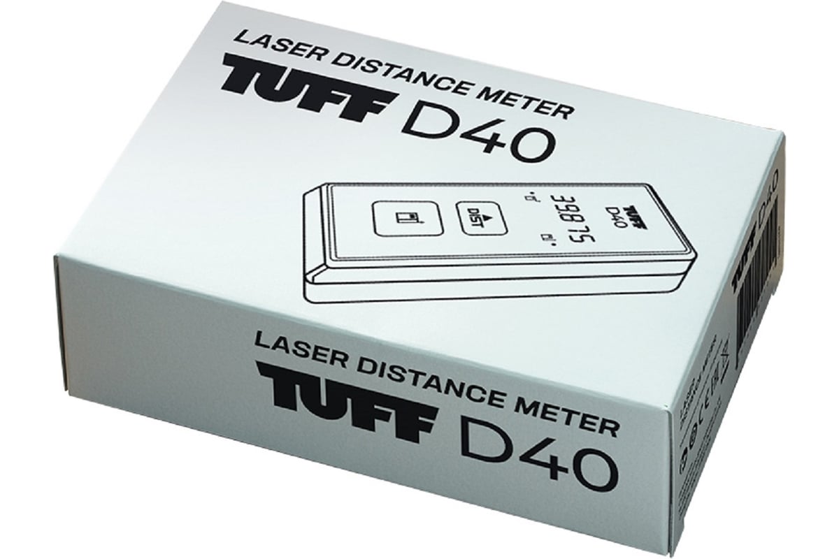 Измеритель длины лазерный TUFF D40