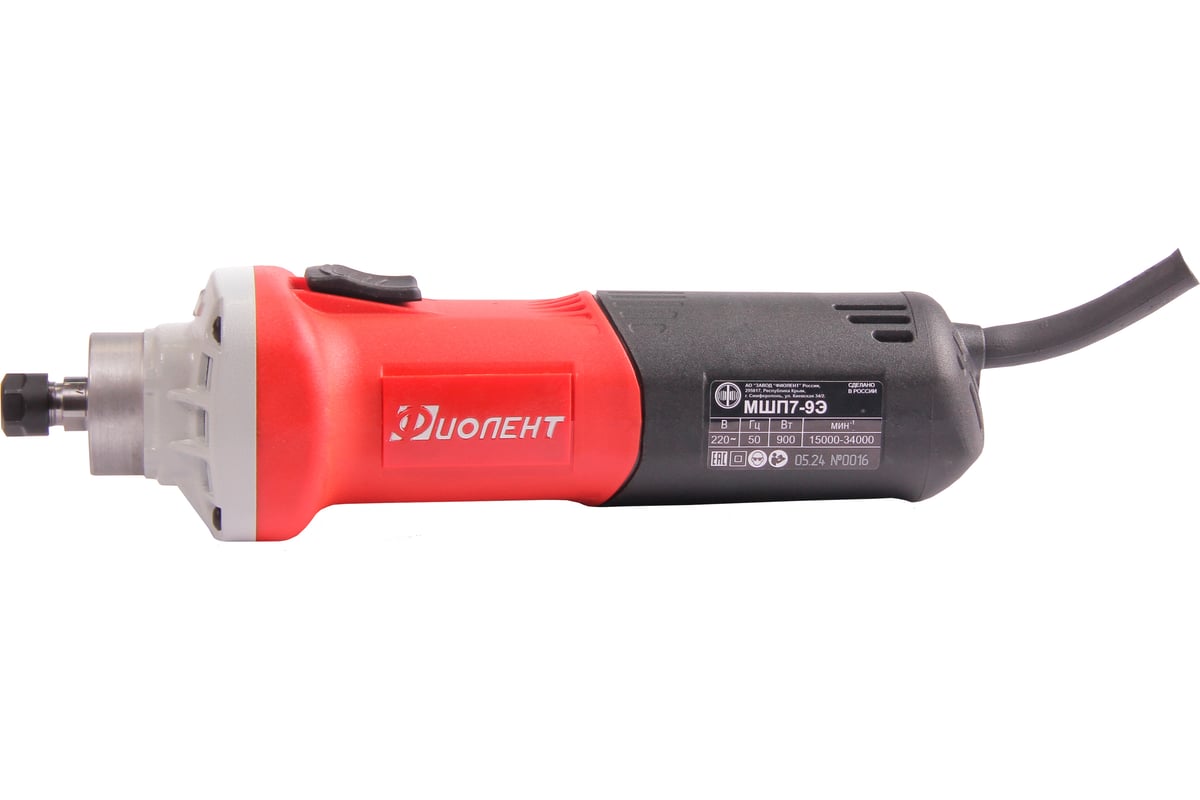 Машина шлифовальная прямая ФИОЛЕНТ МШП7-9Э (в коробке)