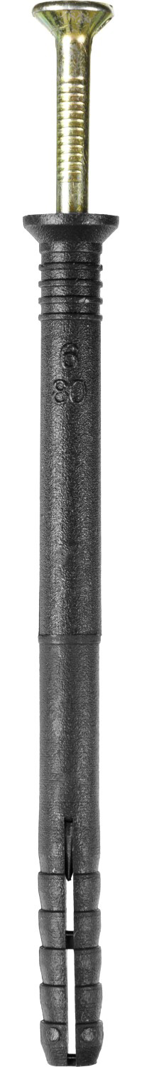 STAYER 6 х 80 мм, потайной бортик, 1000 шт, дюбель-гвоздь (30640-06-080)