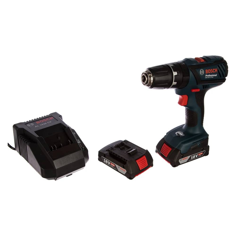 Шуруповерт аккумуляторный ударный Bosch GSB 18-2-LI Plus