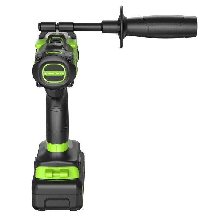 Дрель-шуруповерт ударная аккумуляторная Greenworks GD24DD140 (2АКБ 4Ач,ЗУ)