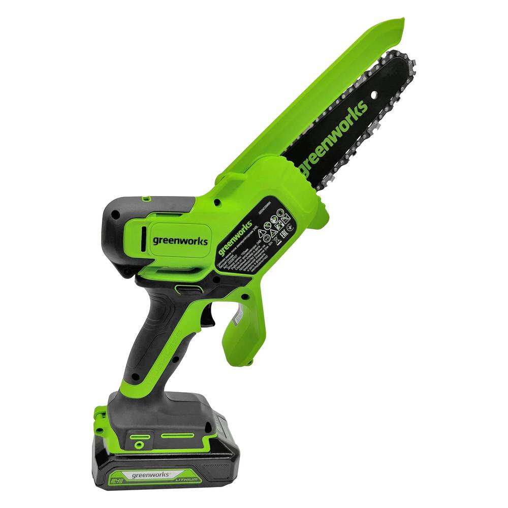 Пила цепная аккумуляторная Greenworks GD24CSMNX  (мини) без АКБ и ЗУ