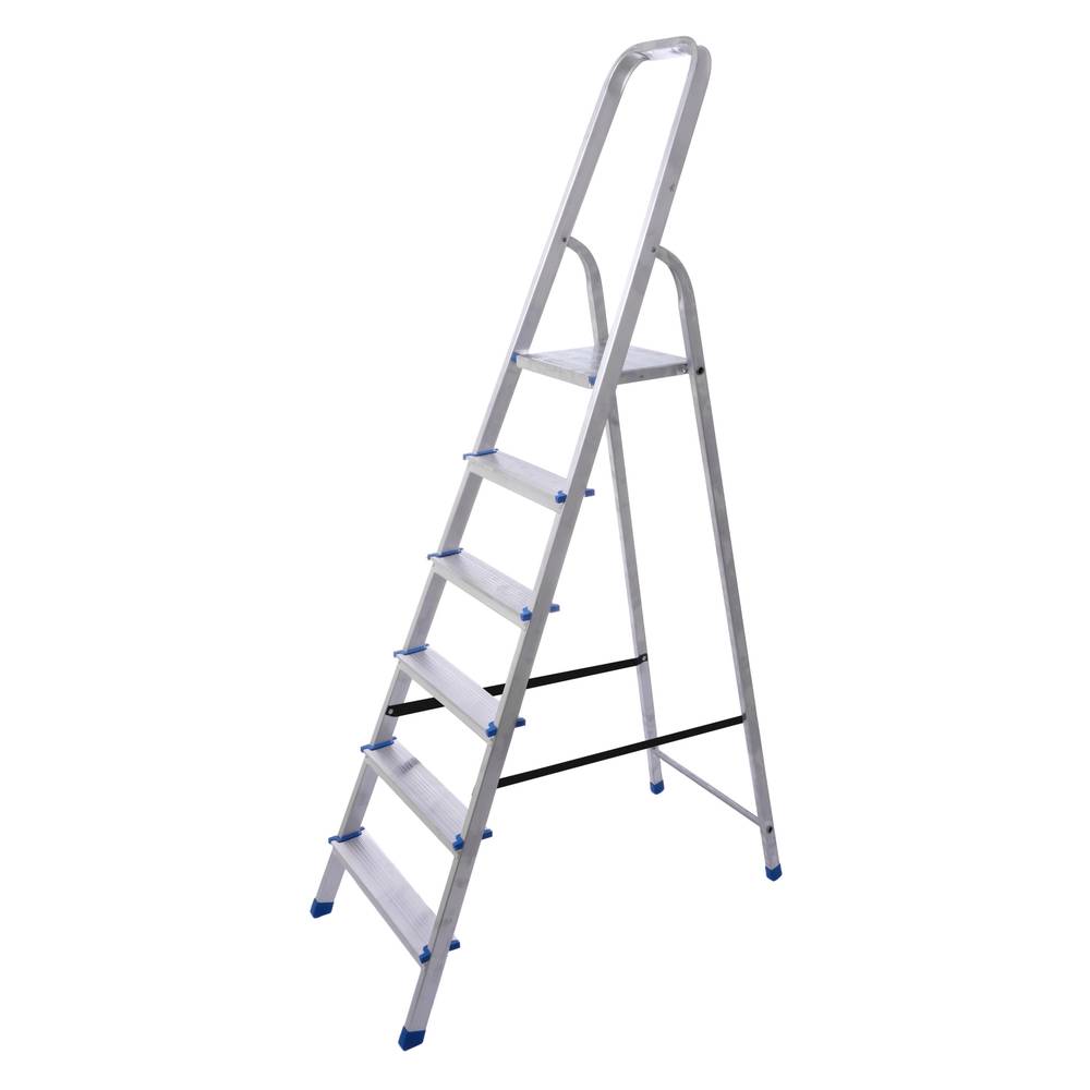 Стремянка алюминиевая STAIRS 6 ступеней AS06